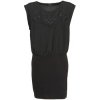 Vila Krátke šaty VIHAMIN Čierna