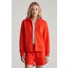 MIKINA GANT SHIELD ZIP HOODIE ORANGE RED