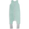 Celoročný spací vak s nohami MELANGE MINT, veľkosť S/M mätová, od značky Sleepee S (1-2r)