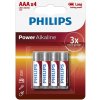 Philips PowerLife AAA 4ks LR03P4B/10