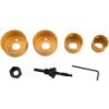 Extol Craft 1808 vrtáky vykružovacie korunkové, 4 priemery ∅32-54mm, HSS/Bi-metal
