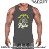 Pánske tielko RANGER® - motív Motorkári 09 Tmavošedá 3XL