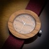 České drevené hodinky | Katyba | Jalta N00401 | Višňa