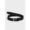 Gant ELASTIC BRAID BELT BLACK