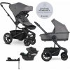 EASYWALKER Kočík kombinovaný Harvey⁵ 2v1 Pebble Grey LITE AIR + CYBEX Aton B2 i-Size + základňa