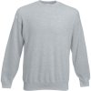 Fruit of the Loom Mikina Premium Set-In Sweat, pánská COT16215461003-heather gre L Melír šedá