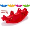 Dohánytoys Hojdačka s nálepkami pre 3 osoby 100cm červená