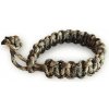 WARAGOD Paracord náramok s nastaviteľným zapínaním Ilmë, camo coyot