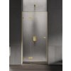 New Trendy Eventa Gold Shine sprchové dvere 80 cm výklopné zlatá lesklá/priehľadné sklo EXK-4671