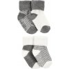 CARTER'S Ponožky Stripes Grey neutrál LBB 4ks NB 1N702110_NB