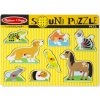 Melissa & Doug puzzle s úchytkami a zvukom zvieratá