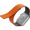 UNIQ Revix obojstranný remienok pre Apple Watch 45 mm / 44 mm / 42 mm sivo-oranžový 8886463679128
