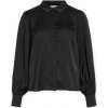 Vila Blúzka Noos Enna Ravenna Shirt - Black Čierna