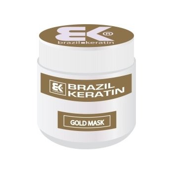 Brazil Keratin Gold keratínová maska s 24k zlatom 500 ml