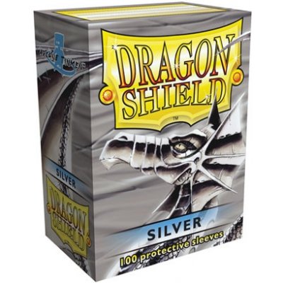 Dragon Shield Obal 100ks strieborný