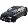 Audi A6 kovový model hračka na batérie svetla zvuk 1:24 Čierna