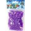 Rainbow Loom Original gumičky 600 kusov fialové