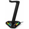 GENIUS GX-UH100/ stojan na headset/ RGB/ USB hub (2x USB, 2x USB-C)