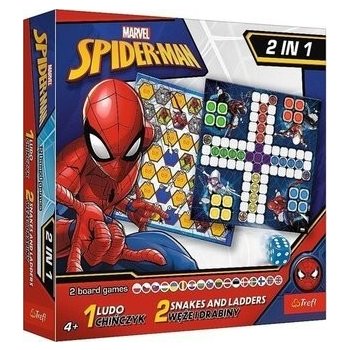 Trefl Hra Spiderman, 2v1: Človeče, nehnevaj sa a Hady a rebríky