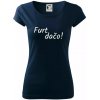 Furt dačo Dámske tričko Pure Tmavomodrá veľmi tmavá skoro čierna
