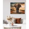 ZUTY Obrazy na stenu - Slon na ceste Rámovanie: vypnuté plátno na rám, Rozmer: 40x50 cm