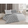 Matějovský Obliečka Posteľná bielizeň - Ponte Grey Cotton deluxe 1x 140/200, 1x 70/90 140x200+70x90 geometria sivá