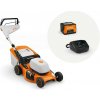 STIHL RMA 253.3 T – AKU kosačka s pojazdom 1,25 kW, záber 51 cm, kôš 55 l + akumulátor AK 30 S + nabíjačka AL 101