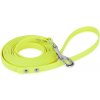 Firedog BioThane Vodítko 13 mm 2 m s rúčkou neónovožlté