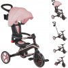 Globber Trojkolka detská skladacia 4v1 - Deep Pastel Pink (W041250)