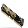 AXAGON PCEM2-1U, PCIe x16/x8/x4 - M.2 NVMe M-key slot adaptér, 1U PCEM2-1U
