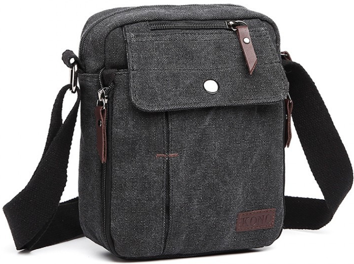 Kono pánska crossbody taška tmavo sivá