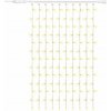 Easy Fix LED svetelný záves vonkajší 100 × 150 cm, teplá biela, 150 LED, biely kábel IP67, predĺženie