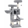 SONGMICS Mačacie škrabadlo Lucos sivé