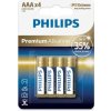 PHILIPS Premium Alkaline AAA 4ks LR03M4B/10