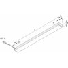 Hera LED svetlo pod skrinku Top-Stick FMK, 3 000K, 90 cm - 61001427302