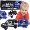 Woopie policajné terénne auto s prívesom pre kone