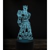 Beling 3D lampa, nozdormu, 7 Farebná V1LX