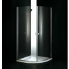 AQUATEK GLASS S2 90cm sprchový kút štvrťkruhový, profil chróm - sklo frost (63)