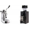 La Pavoni Stradivari Professional Lusso + Eureka Mignon Zero, BL black