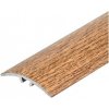 Oblý prechodový profil AL CEZAR - 47 x 5 x 930 mm - Samolepiaco-narážací - LW475w1 - Fólia Dub pálený - 9351709