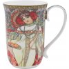 HOME ELEMENTS Porcelánový hrnček 400 ml, Mucha Jeseň
