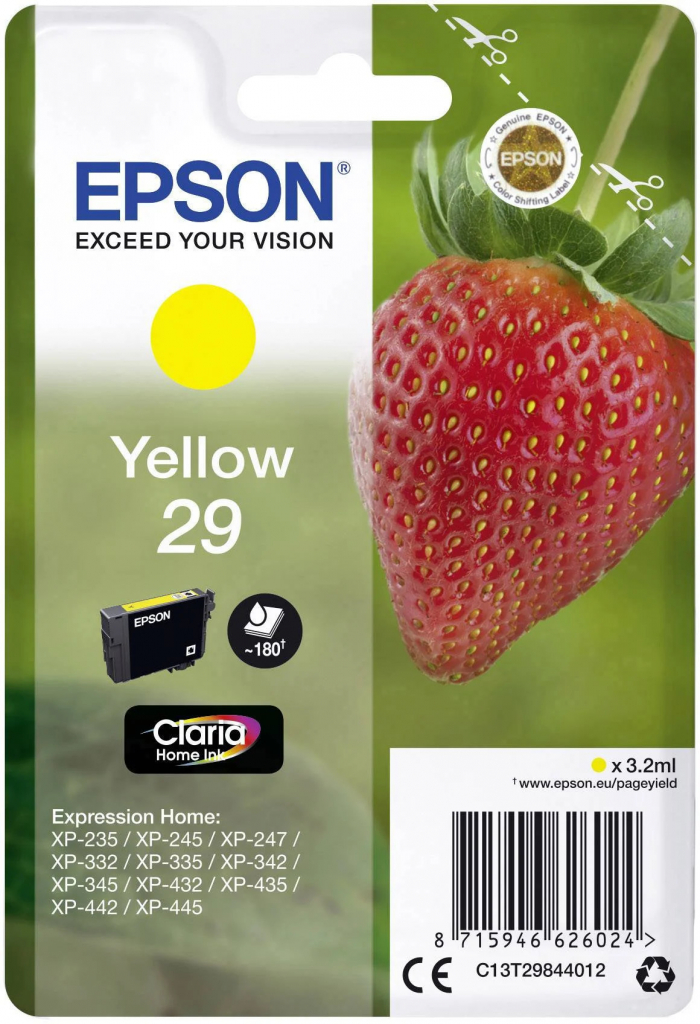 Epson 29 Yellow - originálny