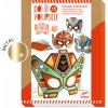 Djeco DIY-Vytvor si sám: 4 masky super robotov s metalickým leskom, 5+