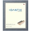DANTIK rám na obraz 40x50 | AMALFI modrá (Sklo Čiré) (Vyrobené s láskou od nás)