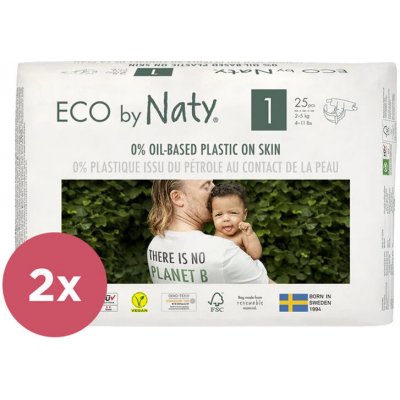 NATY 2x ECO BY 1 Newborn 2-5 kg 25 ks