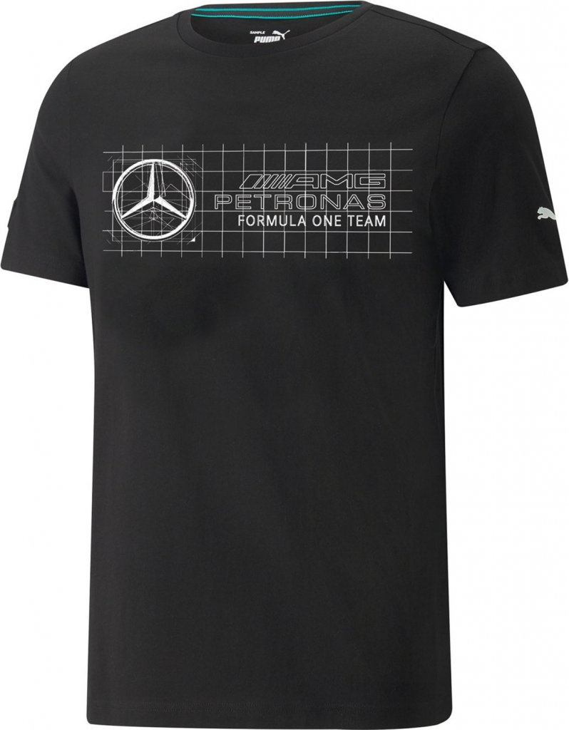 Puma Mercedes tričko AMG Petronas F1 black