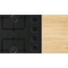 Plynová varná doska Bosch POH6B6K30 59 cm, 4 horáky, čierna