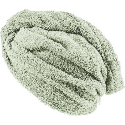 XPOSE® Froté turban na vlasy VERONA - svetlo zelený 30x75 cm, Froté