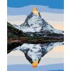 zuty Zuty - Maľovanie Podľa Čísel - Hora Matterhorn A Jej Odraz V Jazere, 80X100 Cm, Plátno+Rám (8596530102717)