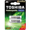 Nikel-metal hydridová batéria (NiMH) Toshiba AA (R6) 2600 mAh 2 ks
